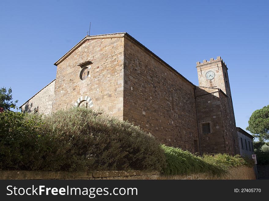 An old church in Tuscany