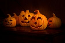 Halloween Pumpkins Royalty Free Stock Photos Halloween Pumpkins Royalty Free Stock Photos