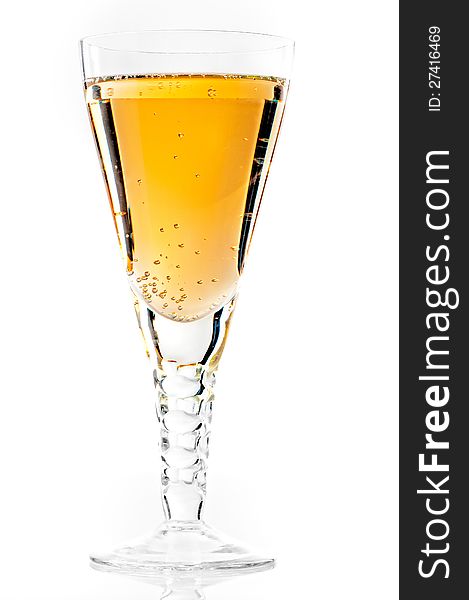 Champagne in a glass