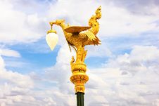 Golden Swan Thai Style Stock Photos Golden Swan Thai Style Stock Photos