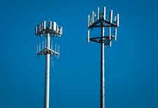 Communications Tower Royalty Free Stock Photography