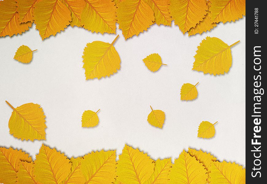 Yellow Leaves Frame