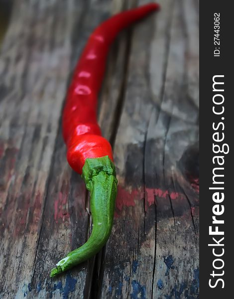 Photo of red chili peper. Photo of red chili peper