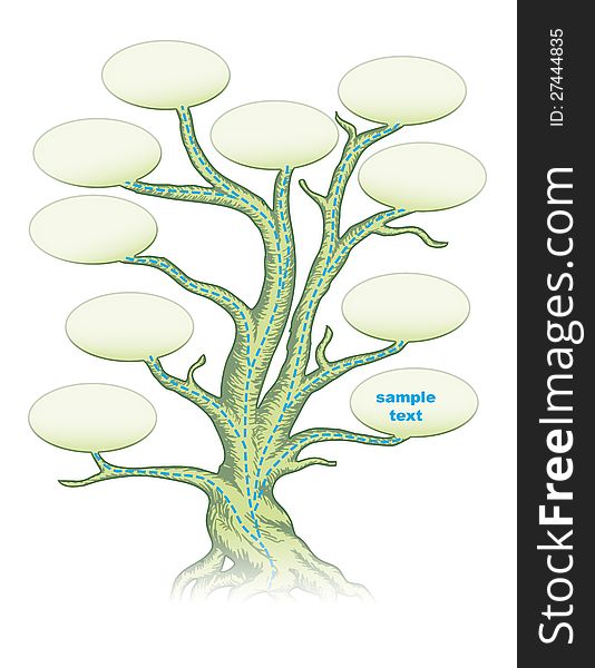 An illustration of a tree with bubbles at the end of its branches. An illustration of a tree with bubbles at the end of its branches.