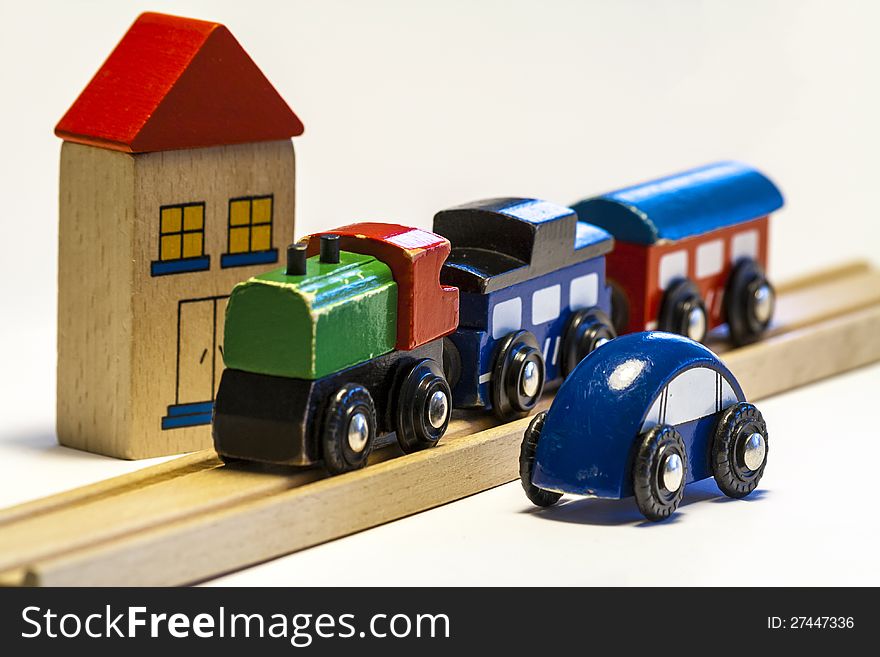 Wooden Toy Train