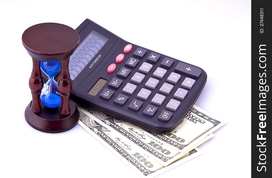 Money, Calculator, Hourglass , Finance