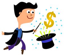 Magical Success Stock Image