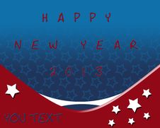 Happy New Year 2013 USA Royalty Free Stock Images