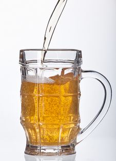 Beer Pouring Into Beer Mug Stock Photo Beer Pouring Into Beer Mug Stock Photo