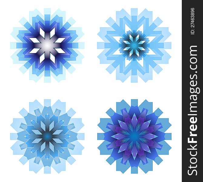 Four Snowflakes