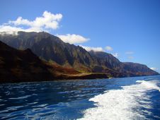 Kalalau Valley On The Na Pali Coast Of Kauai, HI Stock Photo Kalalau Valley On The Na Pali Coast Of Kauai, HI Stock Photo