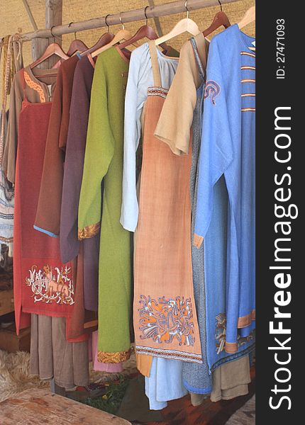 Linen handmade wear on the market
