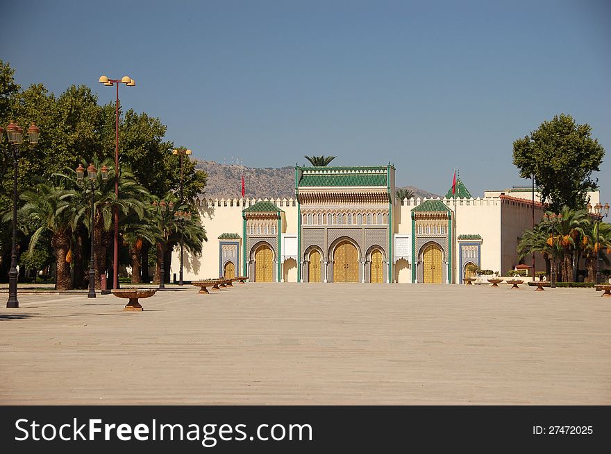 Golden Doors In Fez