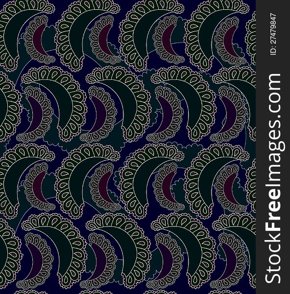 Lacy abstract seamless pattern background