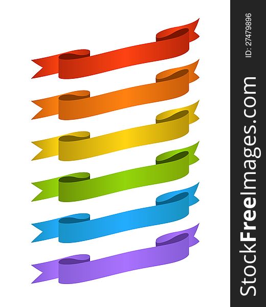 Colorfull banners set.Vector Illustration.