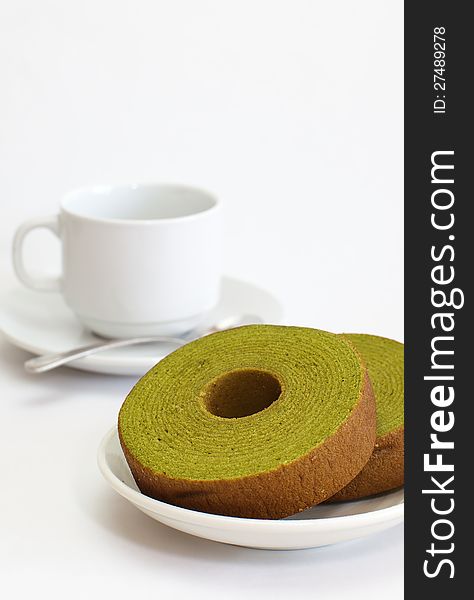 Sponge Cake, Green Tea