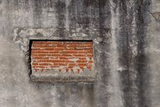 Window Blocked By Brick Wall Stock Images