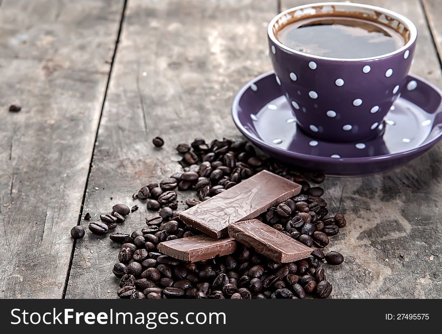 Coffee And Chocolate,Close Up