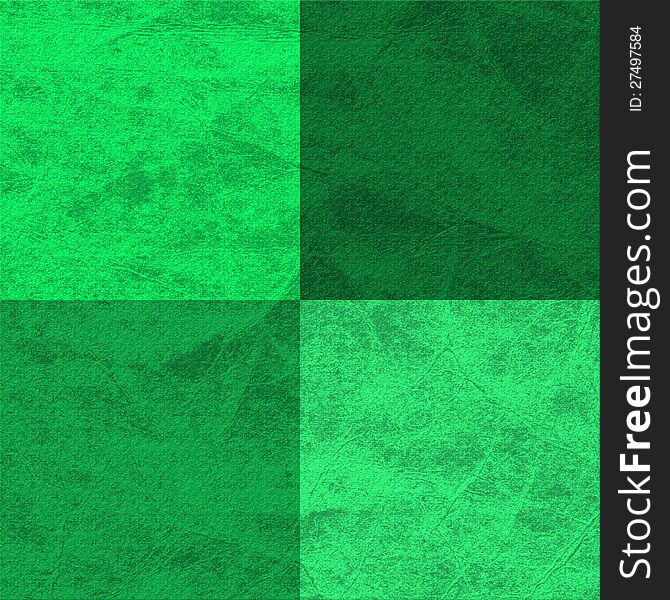 Abstract textured green paper or background