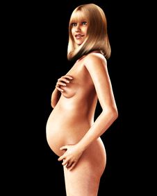 Pregnant Women 2 Stock Photo