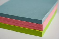 Pad Of Sticky Notes Royalty Free Stock Photo