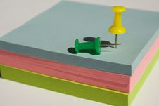 Pad Of Sticky Notes Royalty Free Stock Photo