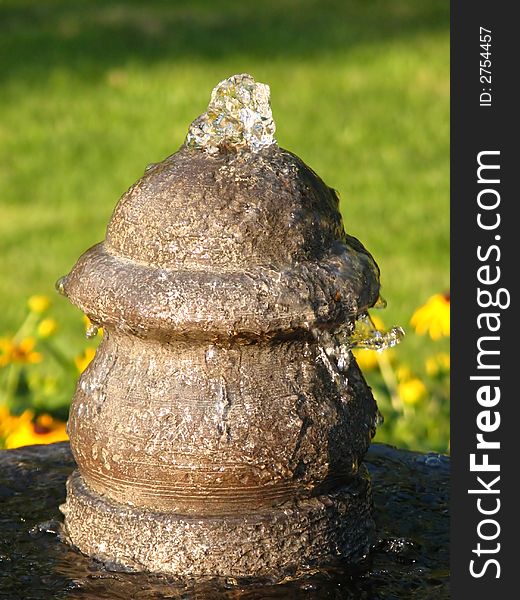 Close up of fountain that has sensual overtones. Close up of fountain that has sensual overtones.