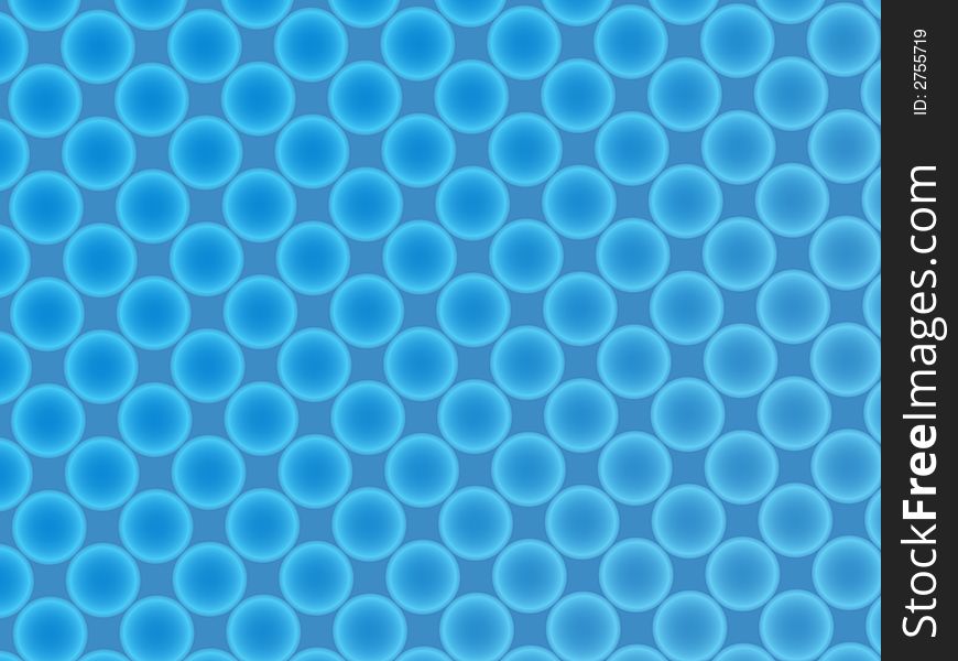 Blue circles rows