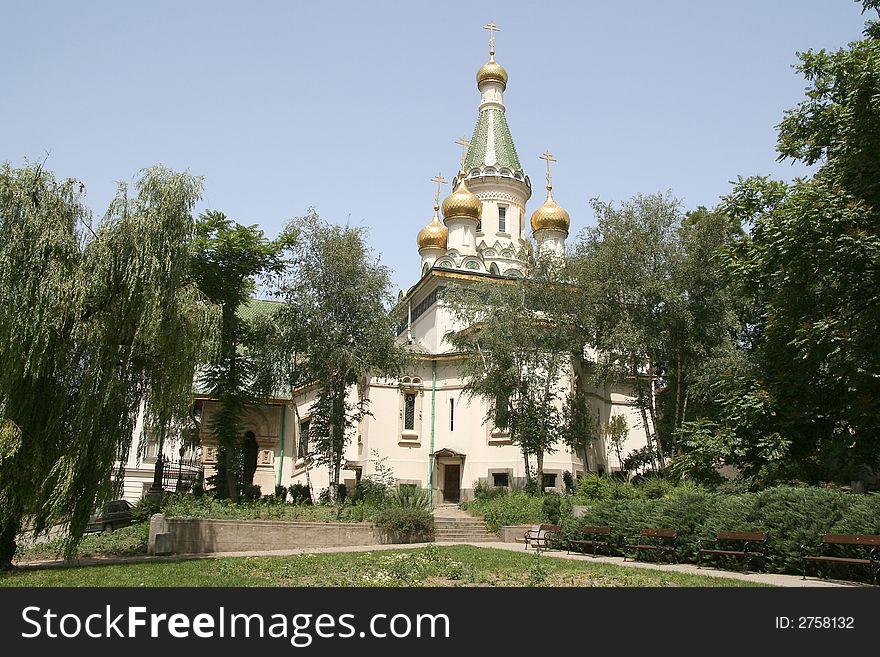 The Russian Church (St. Nikolai) of Sofia, Bulgaria. The Russian Church (St. Nikolai) of Sofia, Bulgaria