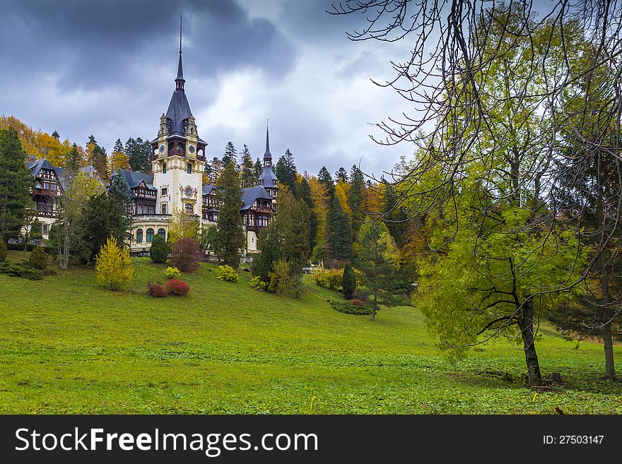 peles castle in transylvania