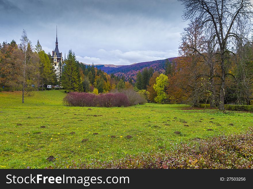 Peles Castle In Transylvania