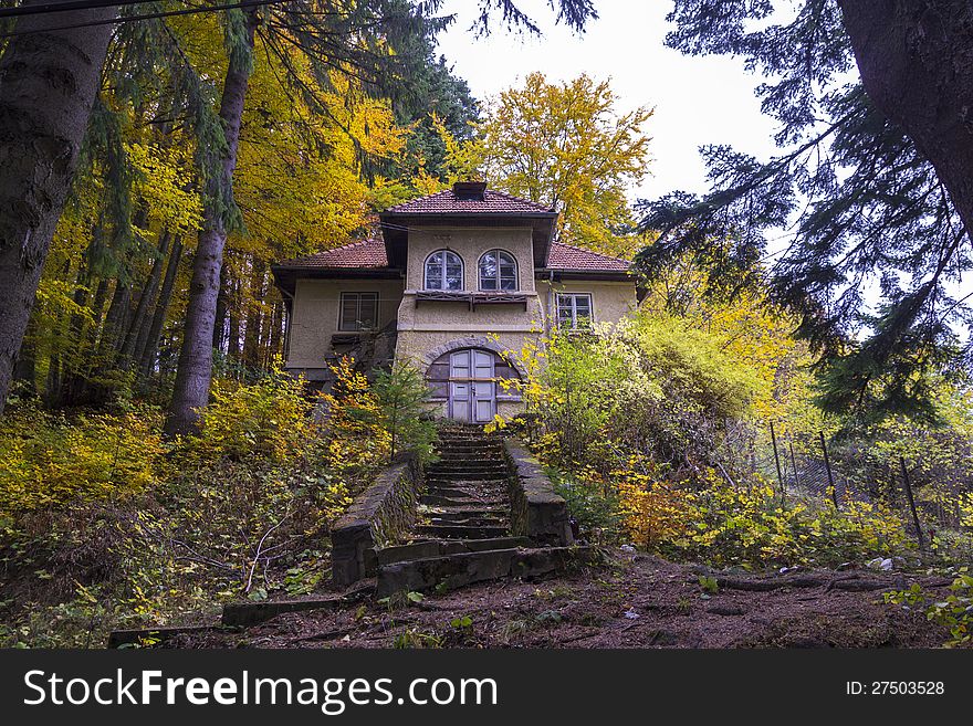 Old house in the forest. Old house in the forest