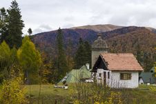 Old House In The Mountain Stock Photography