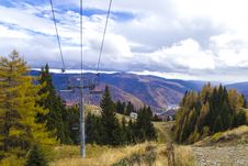 Chair Lift Royalty Free Stock Photography