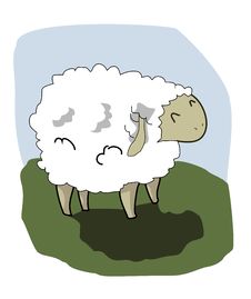Cute Lamb Stock Images