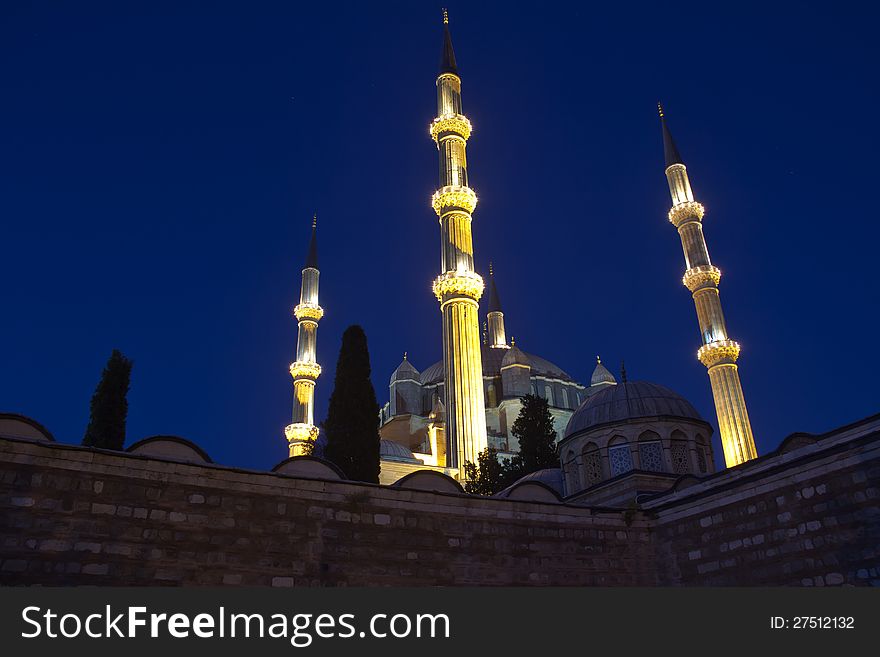 Selimiye Mosque, The UNESCO World Heritage Site Of The Selimiye Mosque, Built By Mimar Sinan, Edirne, Turkey