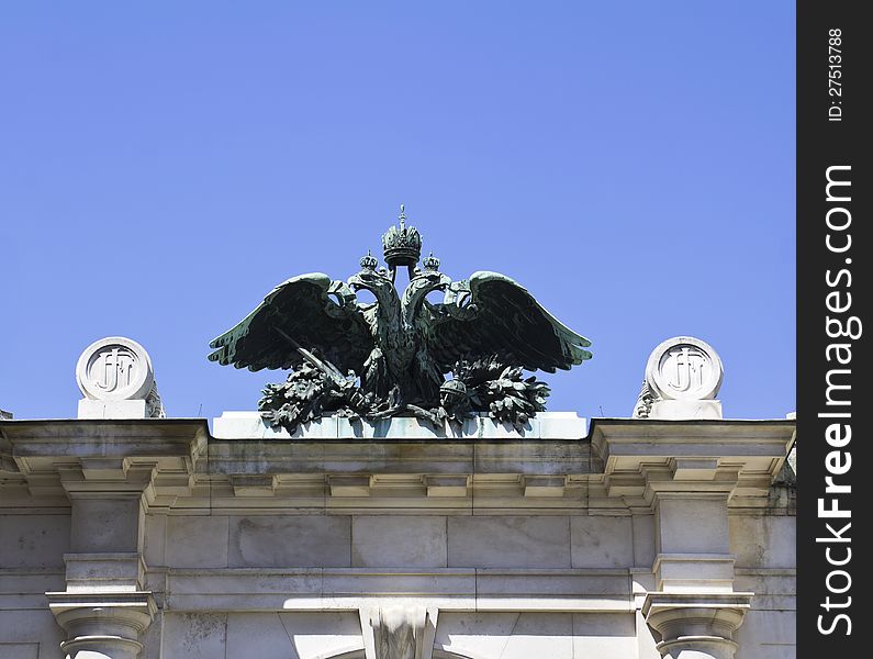 Double headed Eagle, Austrian Imperial palace ,Hofburg in vienna