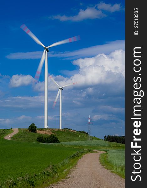 Renewable energy from wind turbines