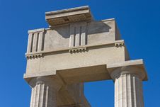 Acropolis Of Lindos Stock Photography Acropolis Of Lindos Stock Photography