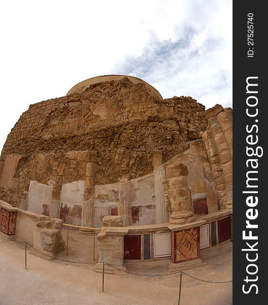 Masada and Dead sea