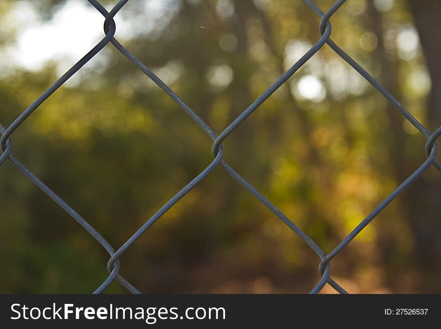 Fence of a house to prohibit entry