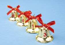 Christmas Bells 2013 Royalty Free Stock Photography Christmas Bells 2013 Royalty Free Stock Photography