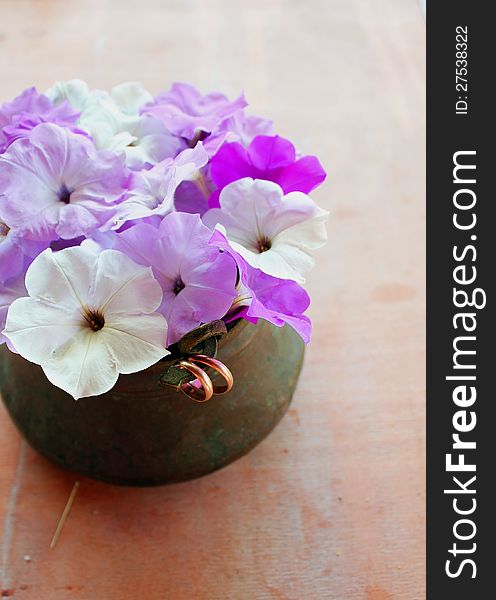 Petunias And Wedding Rings