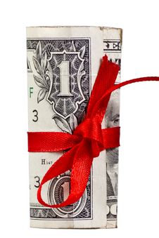 Rolled Up Dollar Stock Photography Rolled Up Dollar Stock Photography