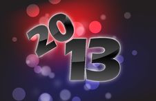 2013 Card Royalty Free Stock Image