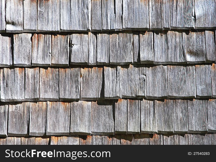 Front view to brown Old Wood texture