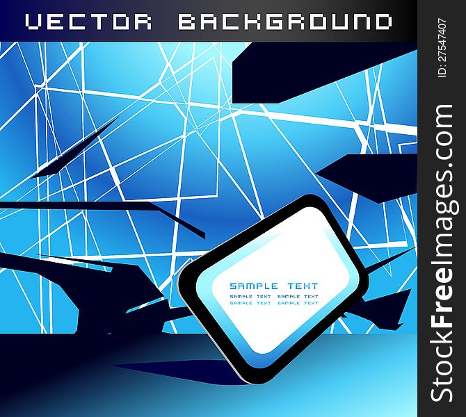 Science and technology vector abstract background with copy space. Science and technology vector abstract background with copy space