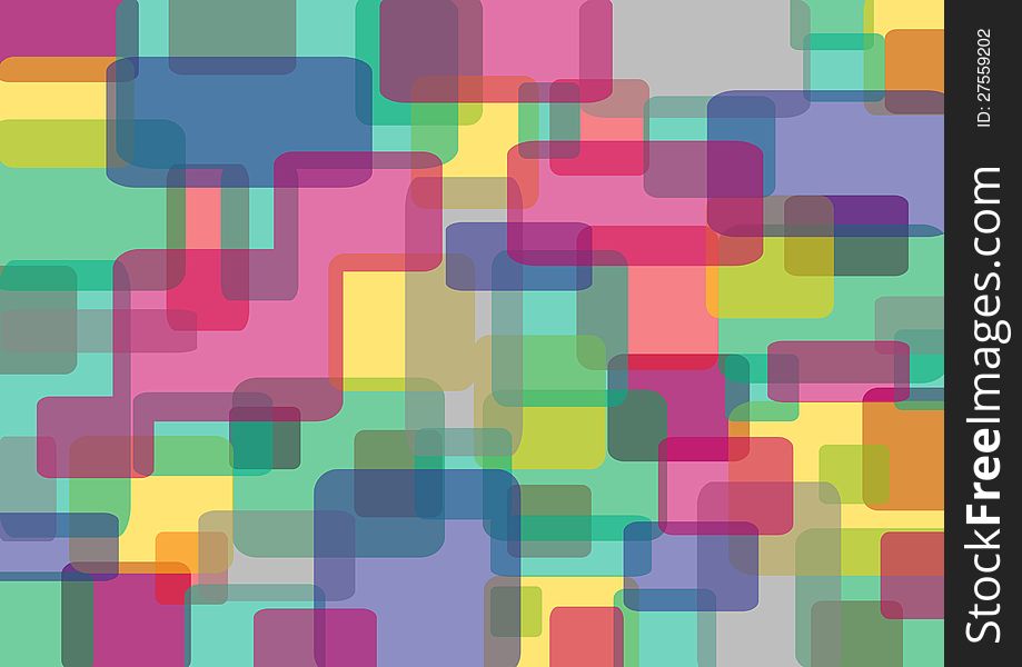 Multi color background with cubes. Multi color background with cubes.