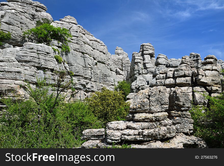 Impressive karst landscape