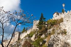Castle In San Marino Royalty Free Stock Photography
